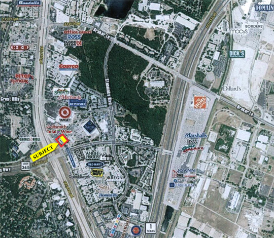 Arboretum Shopping Center Trade Area